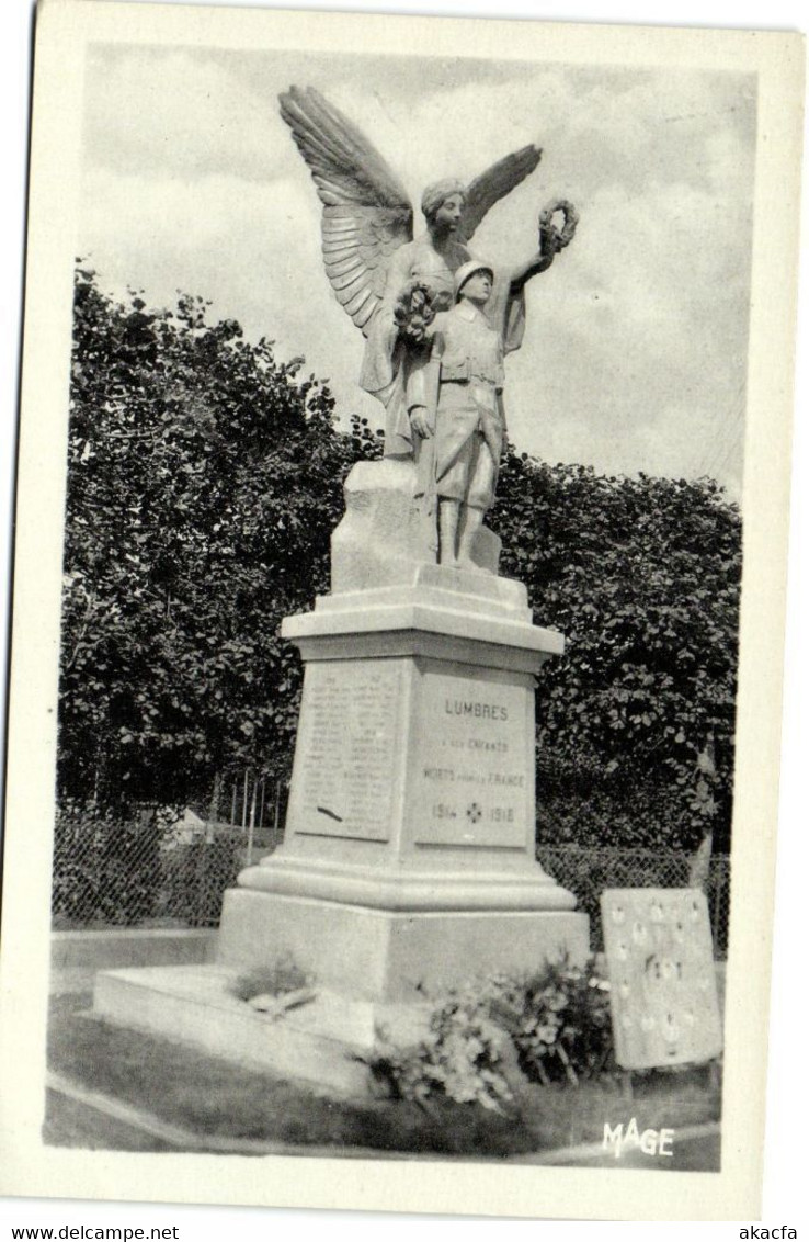 CPA LUMBRES Monument Aux Morts (172657) - Lumbres