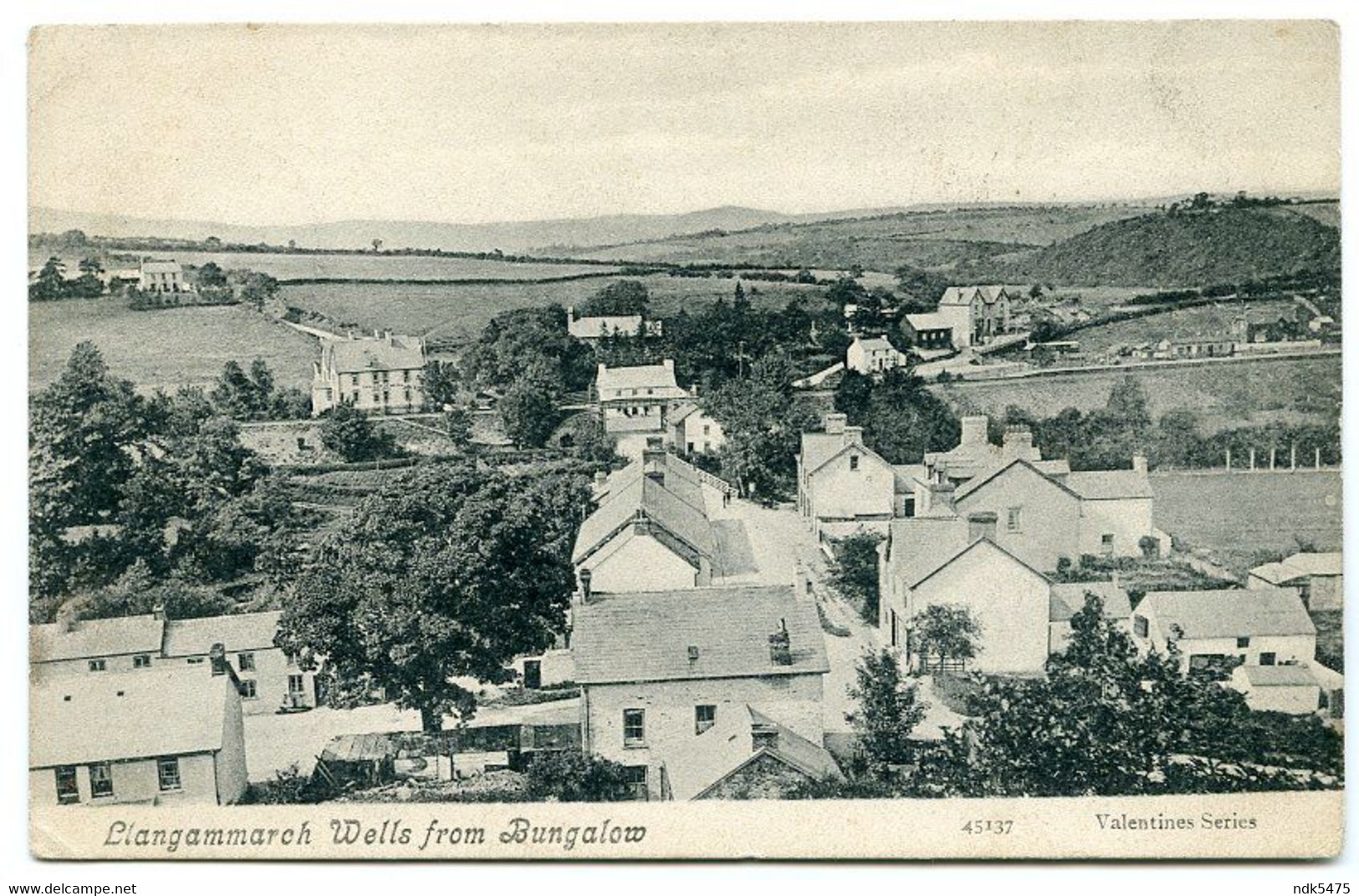 LLANAMMARCH WELLS FROM BUNGALOW / POSTMARK CDS / ADDRESS - NORFOLK, THETFORD, MUNDFORD ROAD COTTAGE (SAYANT) - Breconshire