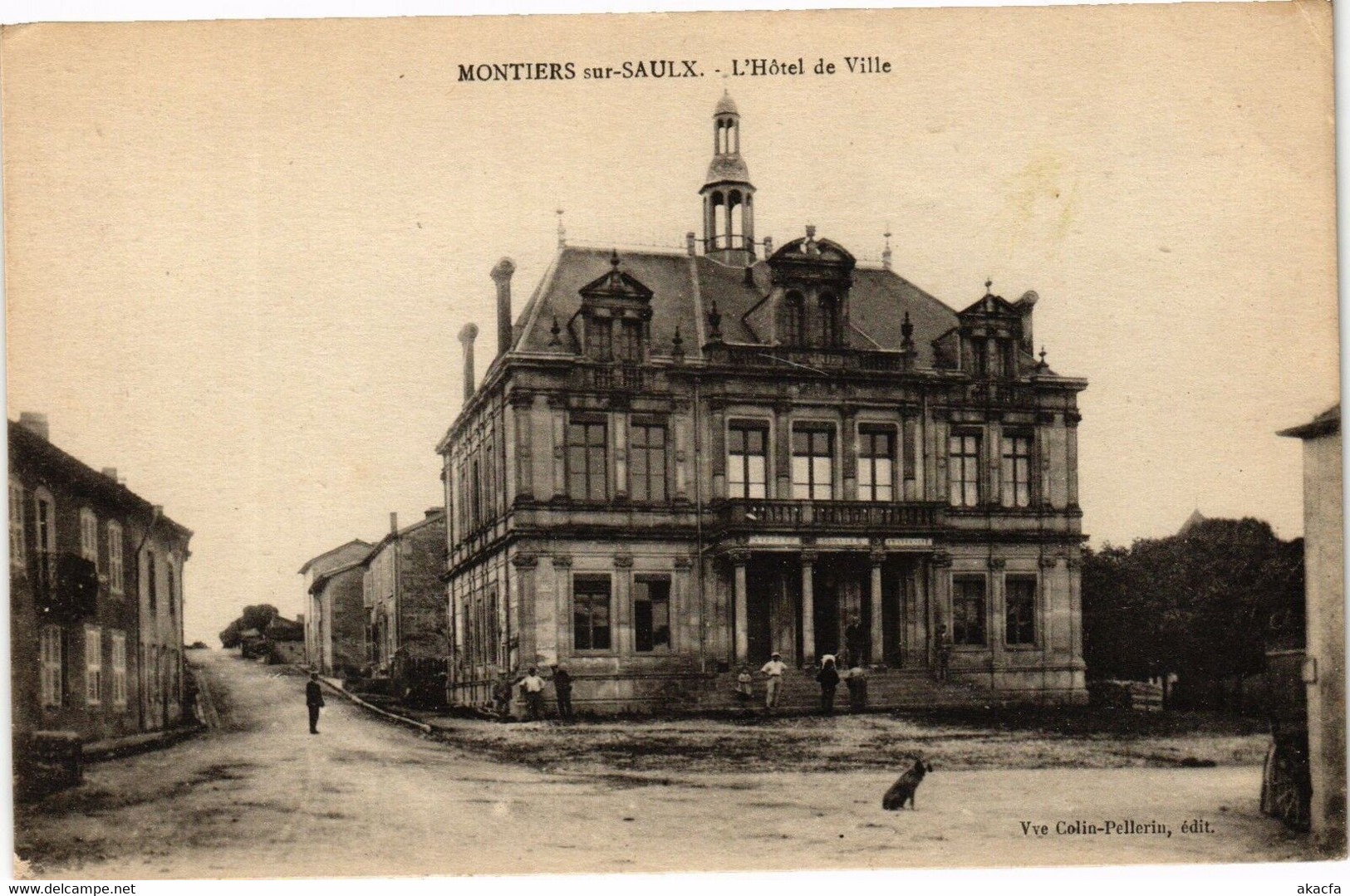 CPA Montiers Sur-Saulx - L'Hotel De Ville (178596) - Montiers Sur Saulx