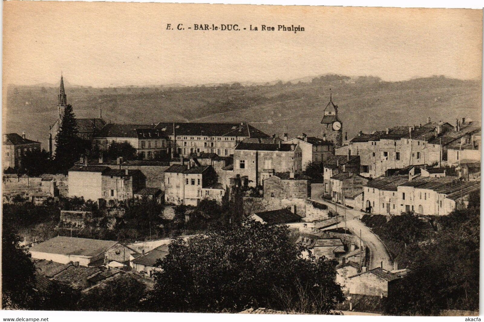 CPA Bar Le Duc-La Rue Phulpin (184114) - Bar Le Duc