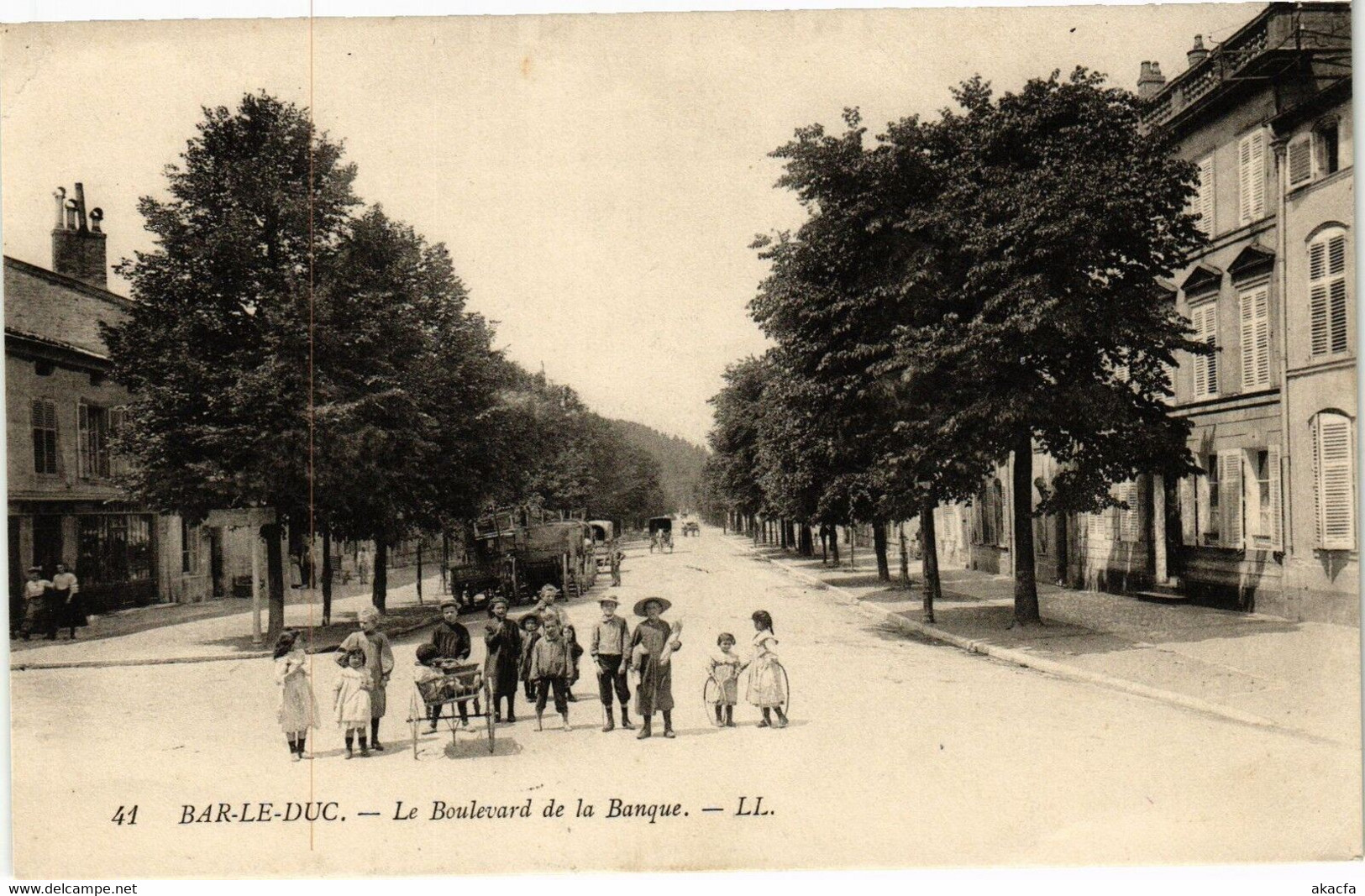 CPA Bar Le Duc-Le Boulevard De La Banque (184095) - Bar Le Duc