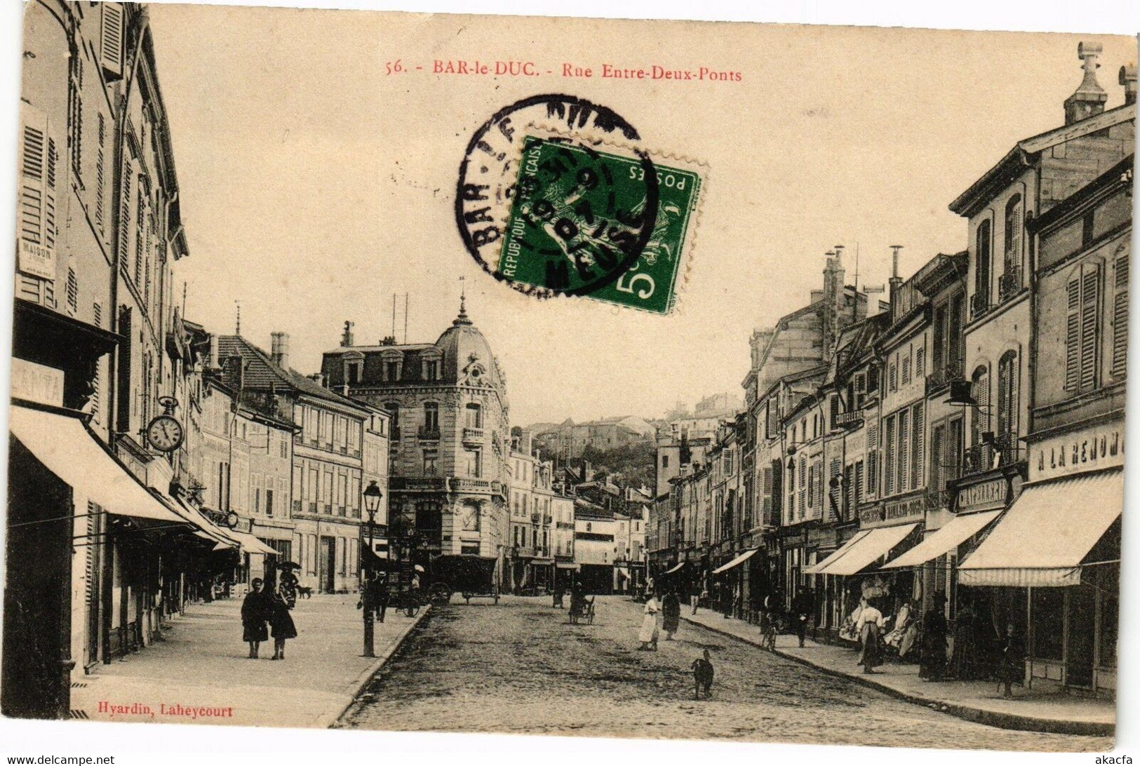 CPA Bar Le Duc-Rue Entre Deux Ponts (184079) - Bar Le Duc