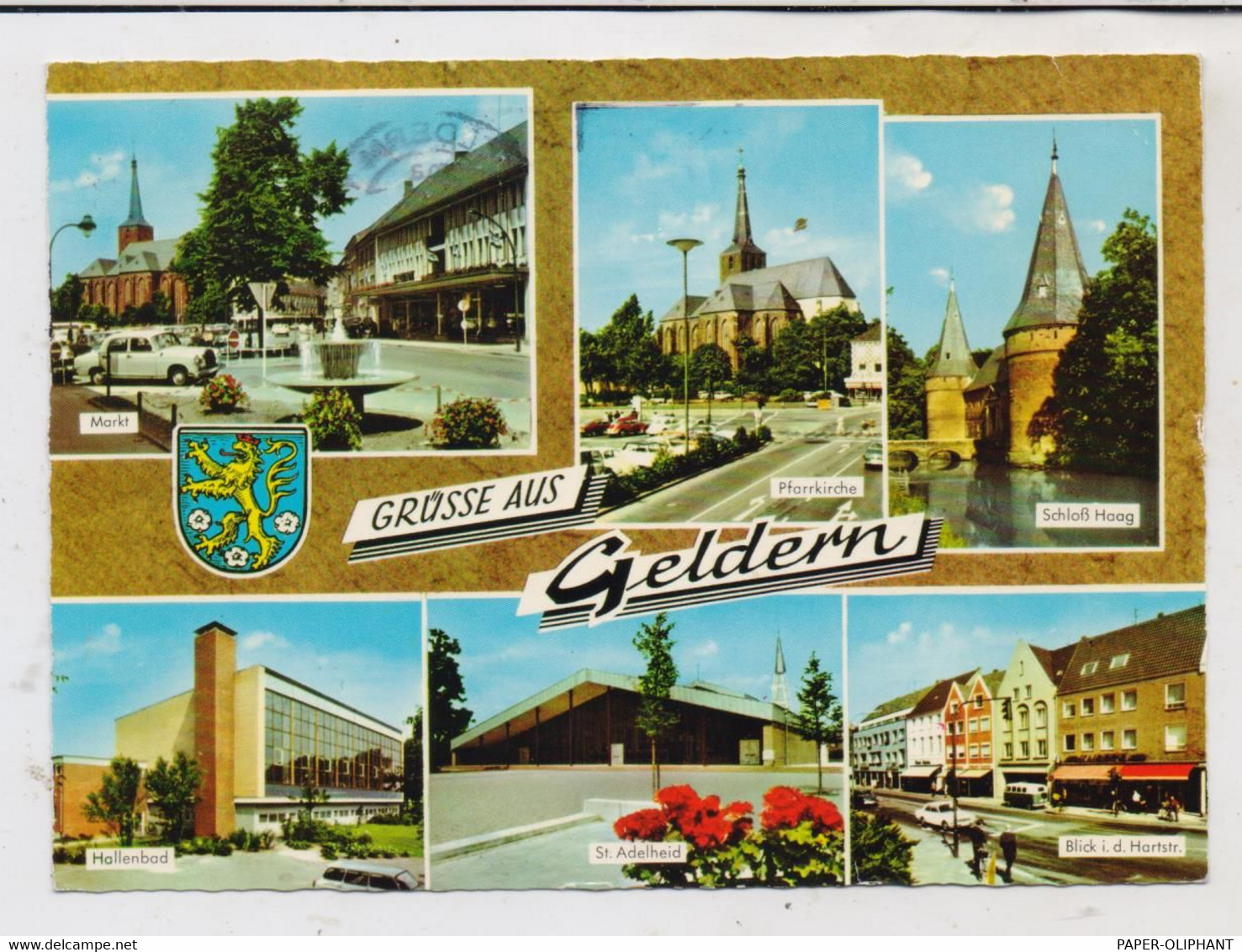 4170 GELDERN, Mehrbild-AK, Stadtwappen - Geldern