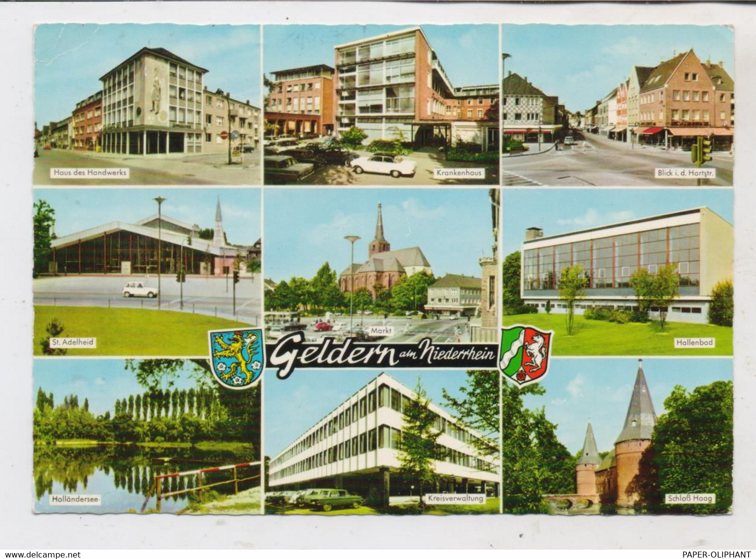 4170 GELDERN, Mehrbild-AK, Stadtwappen - Geldern