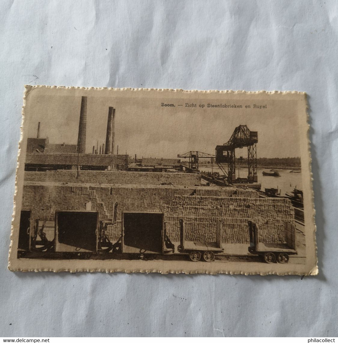 Boom // Zicht Op Steenfabrieken En Rupel 1946 - Boom