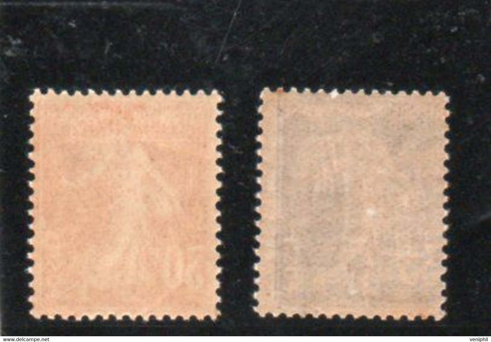 TIMBRES SEMEUSE CAMEE N° 141-142 NEUF TRES INFIME CHARNIERE ANNEE 1907 - COTE : 28 € - 1906-38 Semeuse Con Cameo