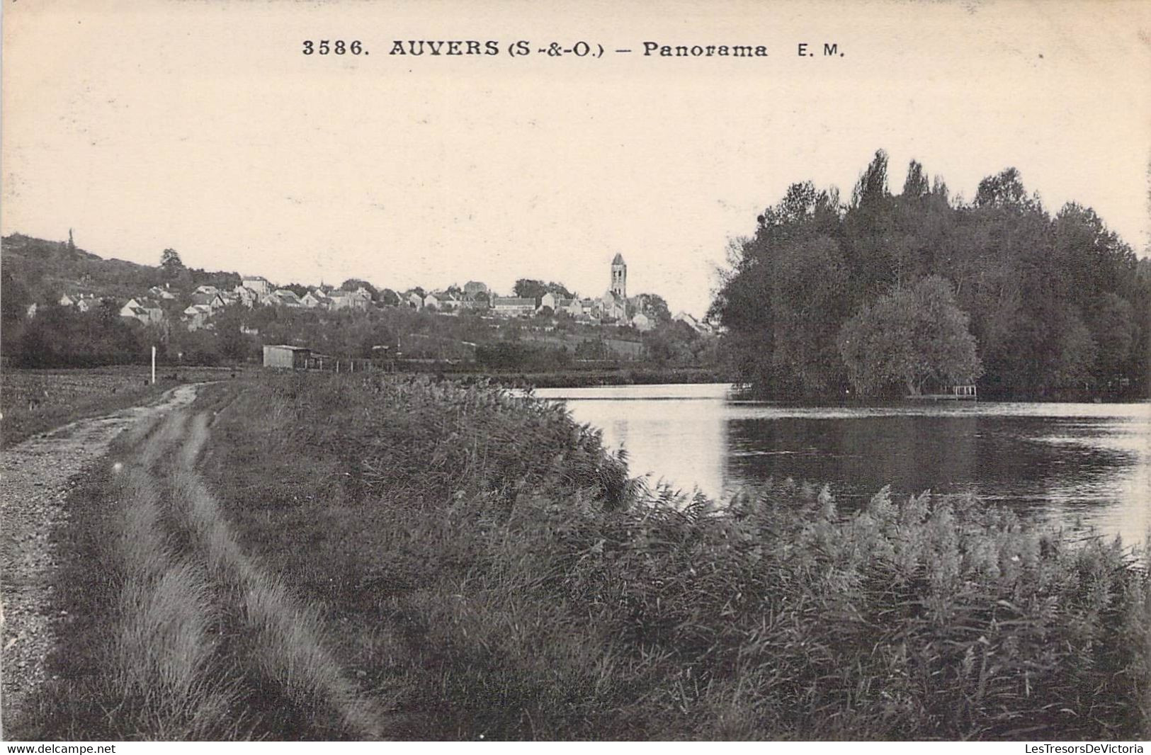 CPA - 95 - AUVERS - Panorama - EM - Auvers Sur Oise