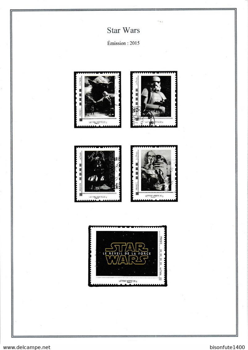 Série Complète Collector 2015 : Star Wars, Vendue Avec Sa Feuille De Présentation (*) ( Voir Photos ). - Collectors