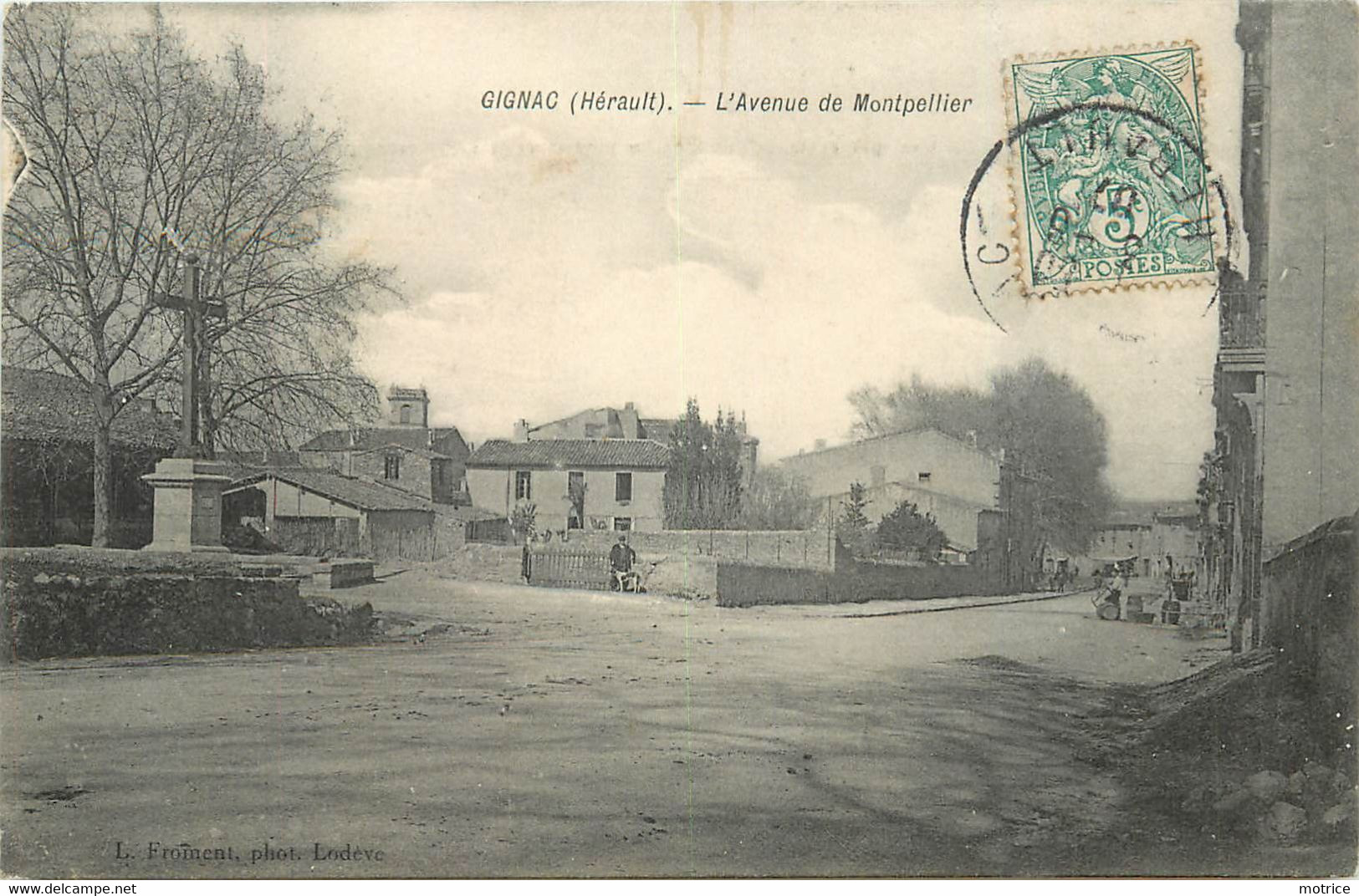 GIGNAC - L'avenue De Montpellier. - Gignac
