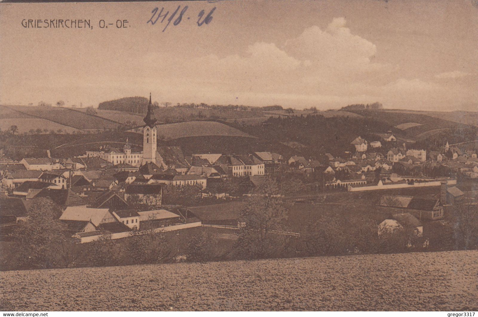 B9090) GRIESKIRCHEN - OÖ - 1926  - Tolle Ansicht über Den Ort Verlag: Preßverein - Grieskirchen