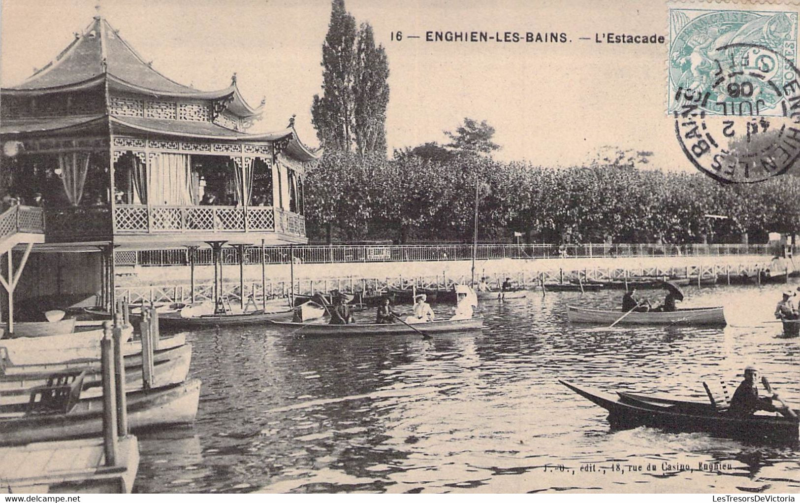 CPA - 95 - ENGHIEN LES BAINS - L'Escalade - Enghien Les Bains