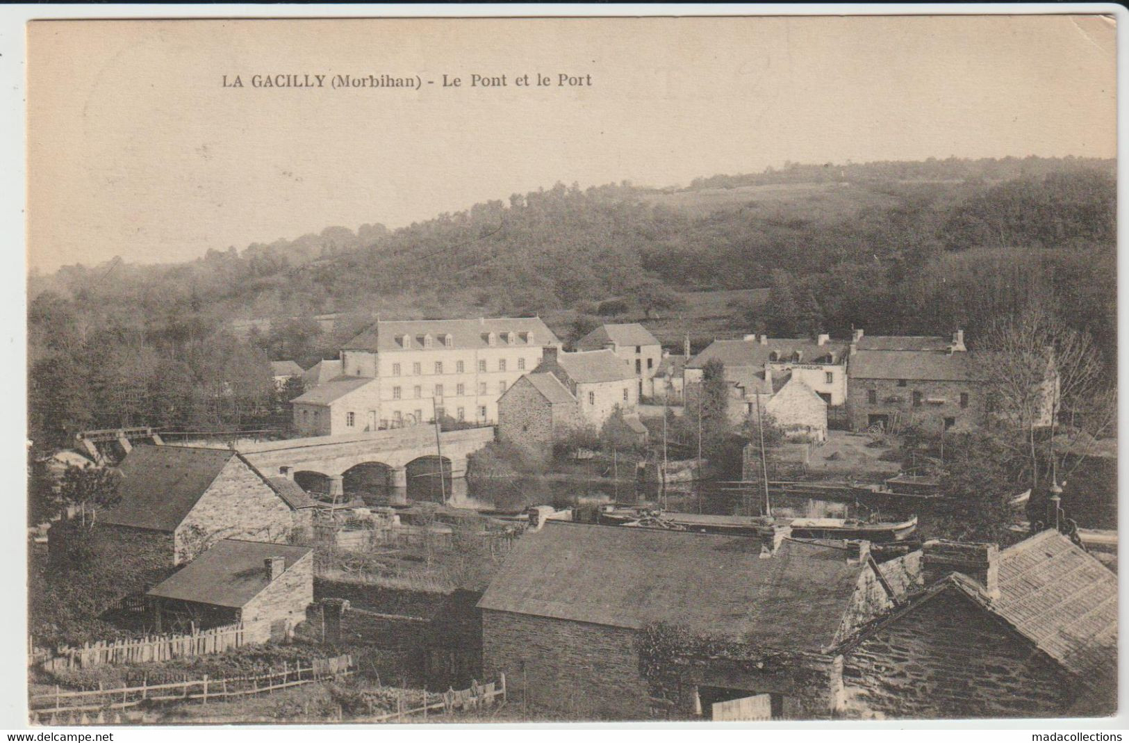 La Gacilly (56 - Morbihan)  Le Pont Et Le Port - La Gacilly