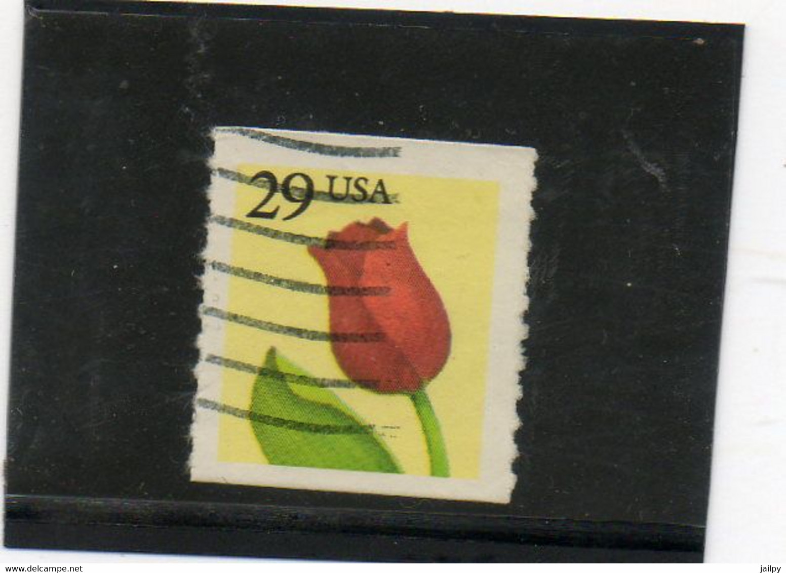 ETATS-UNIS   29 C      1991    Y&T :1934b    Roulette   Percé En Ligne Verticalement          Oblitéré - Coils & Coil Singles
