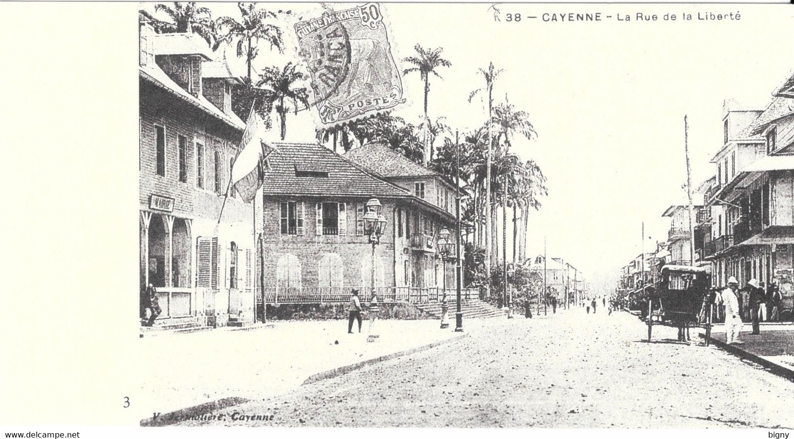 CAYENNE - Guyane - 8 Reproductions  - N° 1 - Saint Laurent Du Maroni