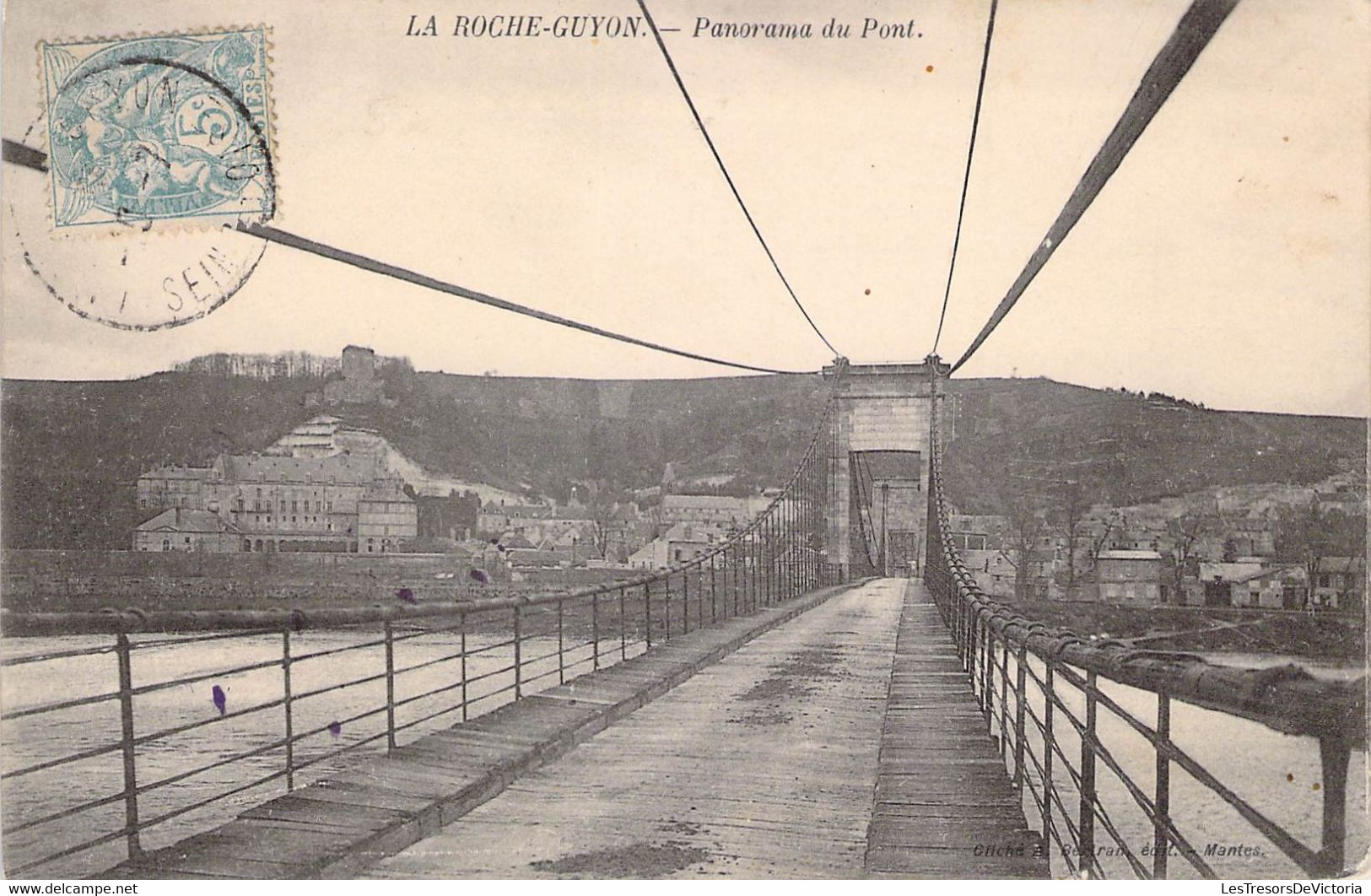 CPA - 95 - LA ROCHE GUYON - Panorama Du Pont - - La Roche Guyon