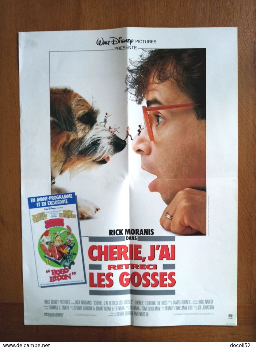 AFFICHE CINEMA ORIGINALE FILM CHERI J'AI RETRECI LES GOSSES 1989 51.8CMX38.0CM DE WALT DISNEY - Affiches & Posters