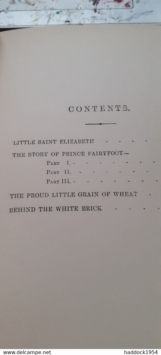 Little Saint ELIZABETH And Other Stories FRANCES HODGSON BURNETT Frederick Warne 1890 - Sonstige & Ohne Zuordnung