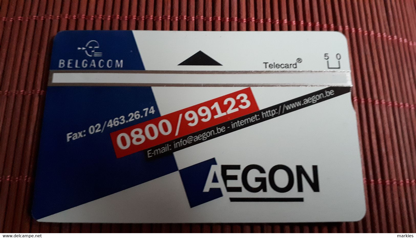 P 544 Aegon 711 L (Mint,Neuve ) Rare - Sin Chip