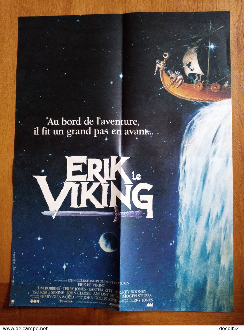 AFFICHE CINEMA ORIGINALE FILM ERIC LE VIKING 1989 TERRY JONES JOHN CLEESE 52.3CMX38.7CM DE TERRY JONES - Affiches & Posters