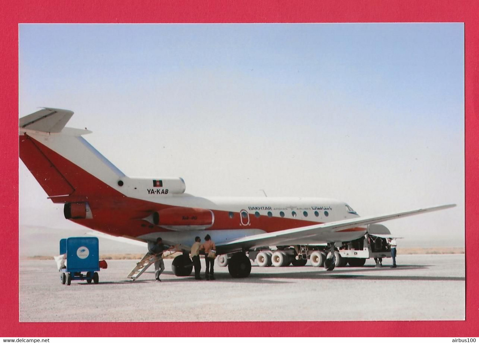 BELLE PHOTO REPRODUCTION AVION PLANE FLUGZEUG - AFGHANISTAN BAKHTAR AIRLINES TRI RÉACTEURS - Aviazione