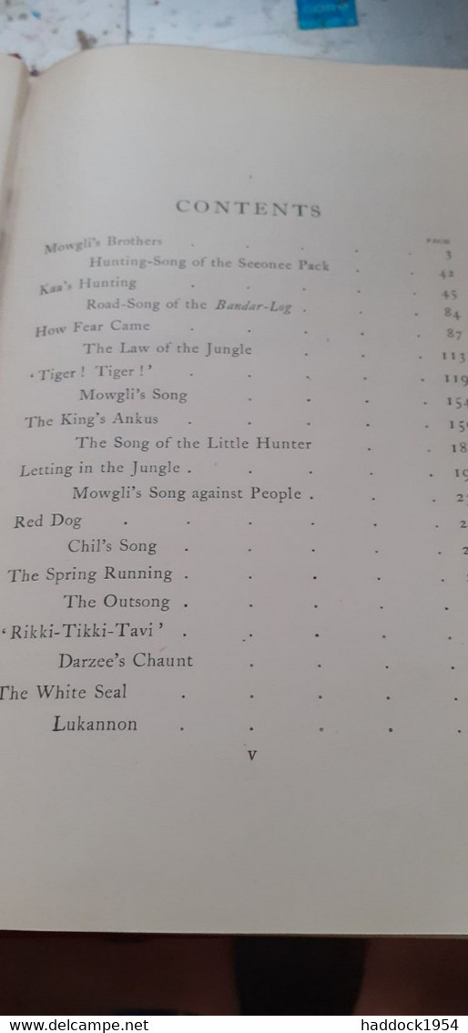 The Two Jungle Books RUDYARD KIPLING Macmillan 1926 - Acción / Aventura