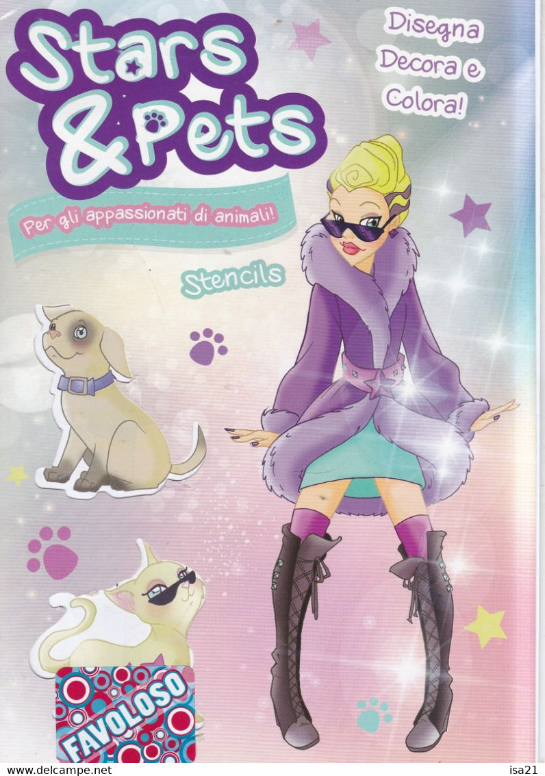 Revue Stars Et Pets: Dessine, Colorie, état Neuf. Mode. - Fashion