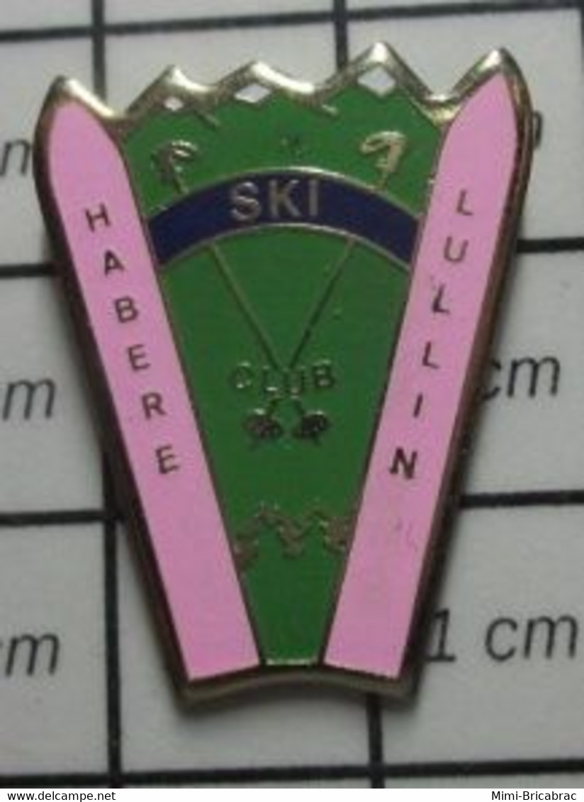 512H Pin's Pins / Beau Et Rare / SPORTS / SKI CLUB HABERE LULLIN - Sports D'hiver