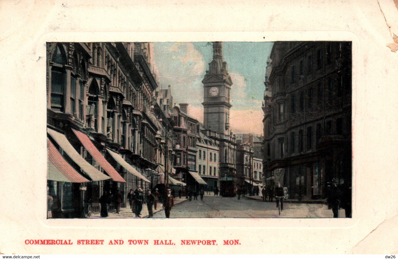 Commercial Street And Town Hall, Newport (Mon, Monmouthshire, Wales) J.W. Lawrence - Monmouthshire