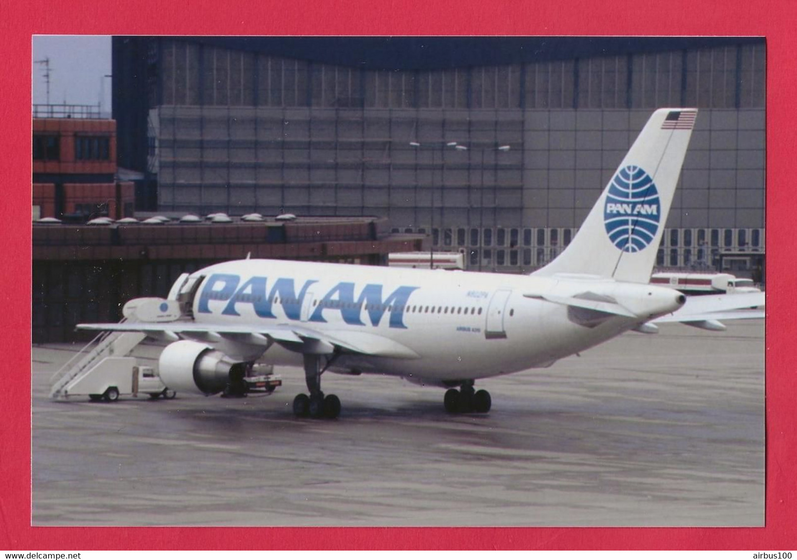 BELLE PHOTO REPRODUCTION AVION PLANE FLUGZEUG - USA AIRBUS PAN AM - Aviation