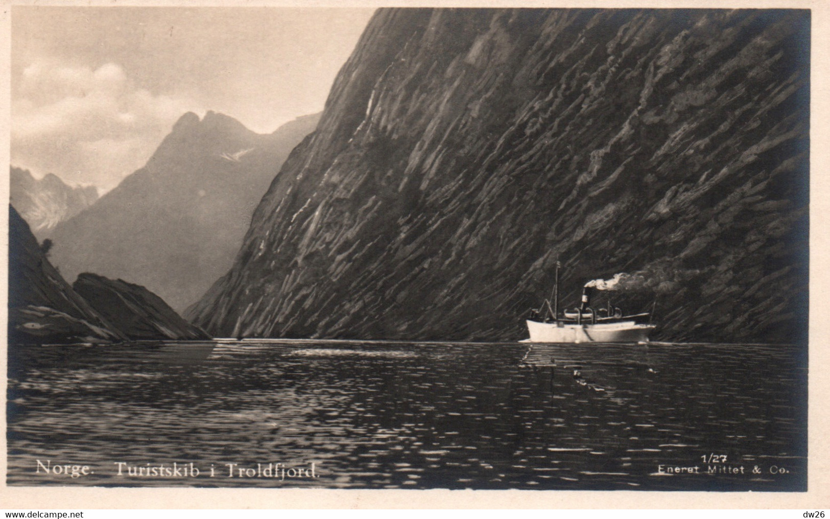 Norvège - Norge, Turistskib I Troldfjord - Eneret Mittet & Co - Carte Non Circulée - Norway