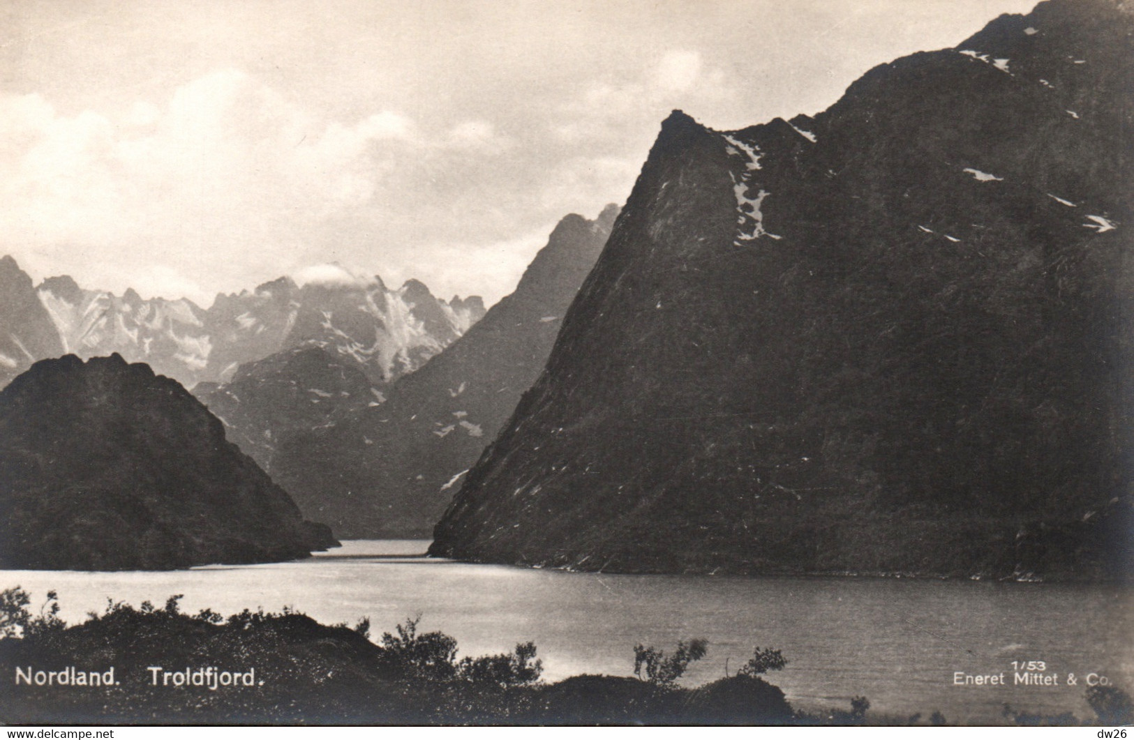 Norvège - Norge, Troldfjord - Eneret Mittet & Co - Carte N° 1/53 Non Circulée - Norvegia