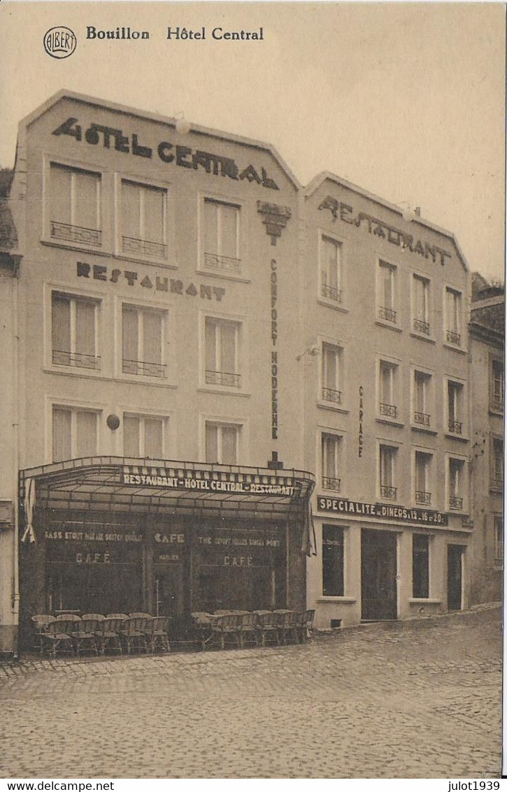 BOUILLON ..-- RARE . HOTEL CENTRAL .  MARLIER Et FilS . - Bouillon