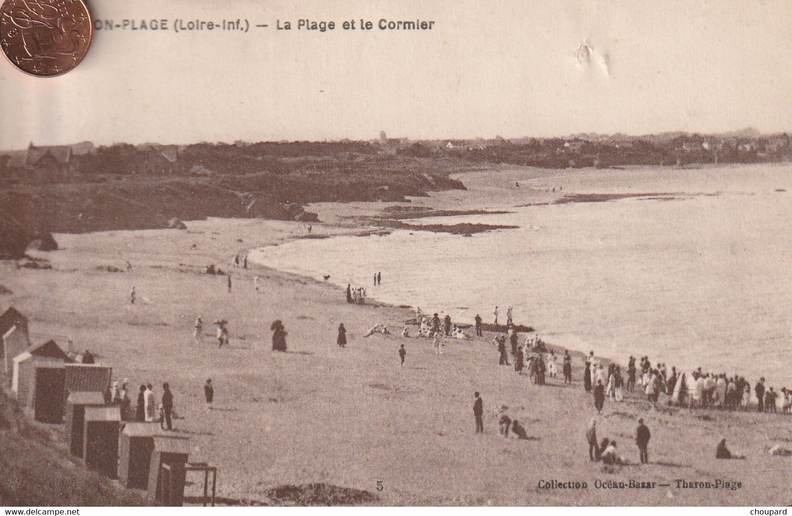 44 - Carte Postale Ancienne De  THARON PLAGE    La Plage Et Le Cormier - Tharon-Plage
