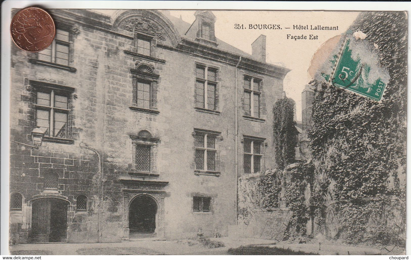 18 - Carte Postale Ancienne De  BOURGES   Hotel Lallemant - Bourges