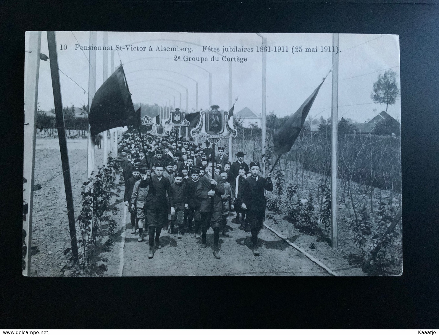 Alsemberg - Pensionnat St Victor - Fêtes Jubilaires 1861-1911- 2° Groupe Du Cortège - Beersel