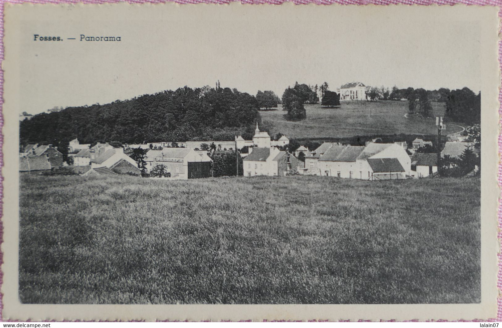 C. P. A. : FOSSES LA VILLE : FOSSES : Panorama, Timbre En 1963 - Fosses-la-Ville