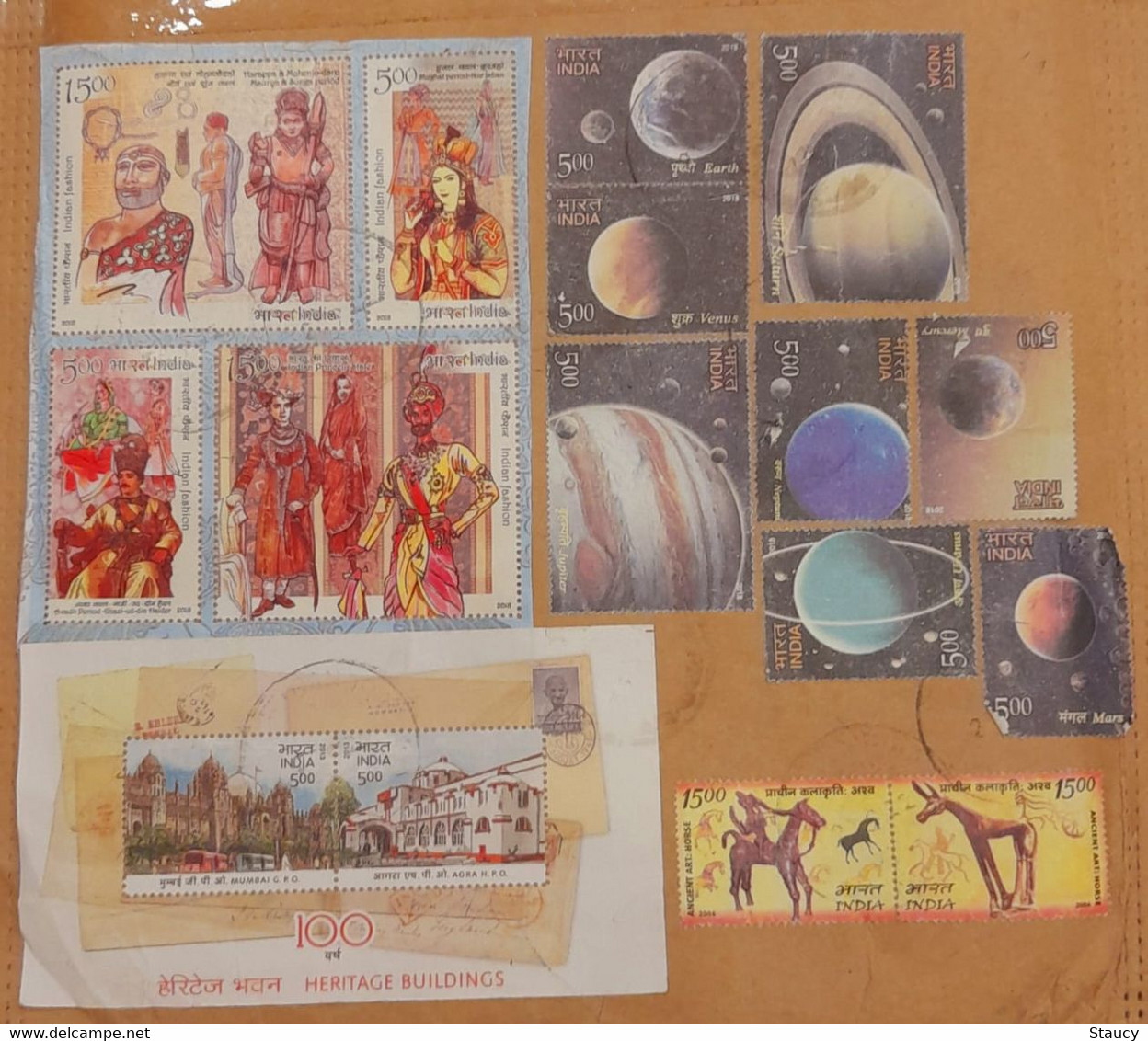 INDIA 2022 SOLAR SYSTEM/ FASHION/ MAHATMA GANDHI/ INDO-IRAN JOINT Stamps Franking On Registered Speed Post Cover - Andere & Zonder Classificatie