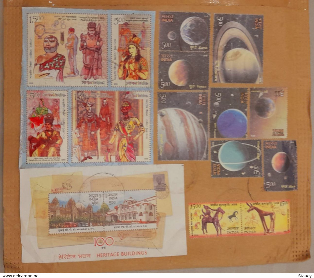 INDIA 2022 SOLAR SYSTEM/ FASHION/ MAHATMA GANDHI/ INDO-IRAN JOINT Stamps Franking On Registered Speed Post Cover - Andere & Zonder Classificatie