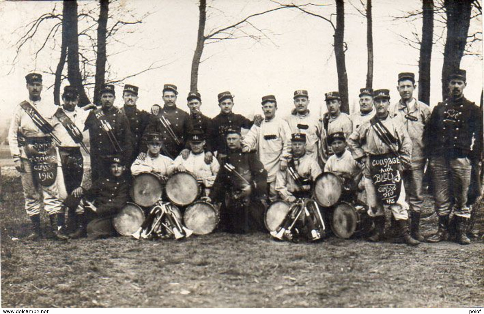 Groupe De Soldats - Lot De 4 Cartes - Fort De Gondreville, Chateauroux, Le Mans, Saint Etienne (124813) - Personnages