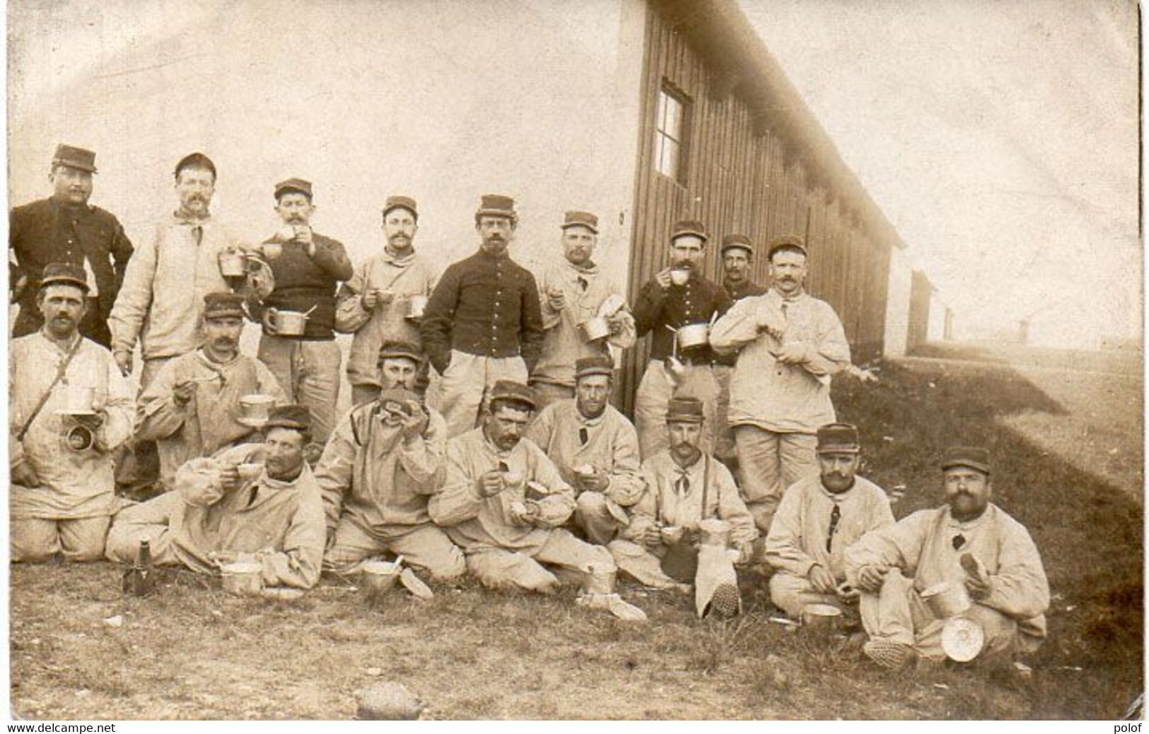 Groupe De Soldats - Lot De 4 Cartes - Fort De Gondreville, Chateauroux, Le Mans, Saint Etienne (124813) - Personnages