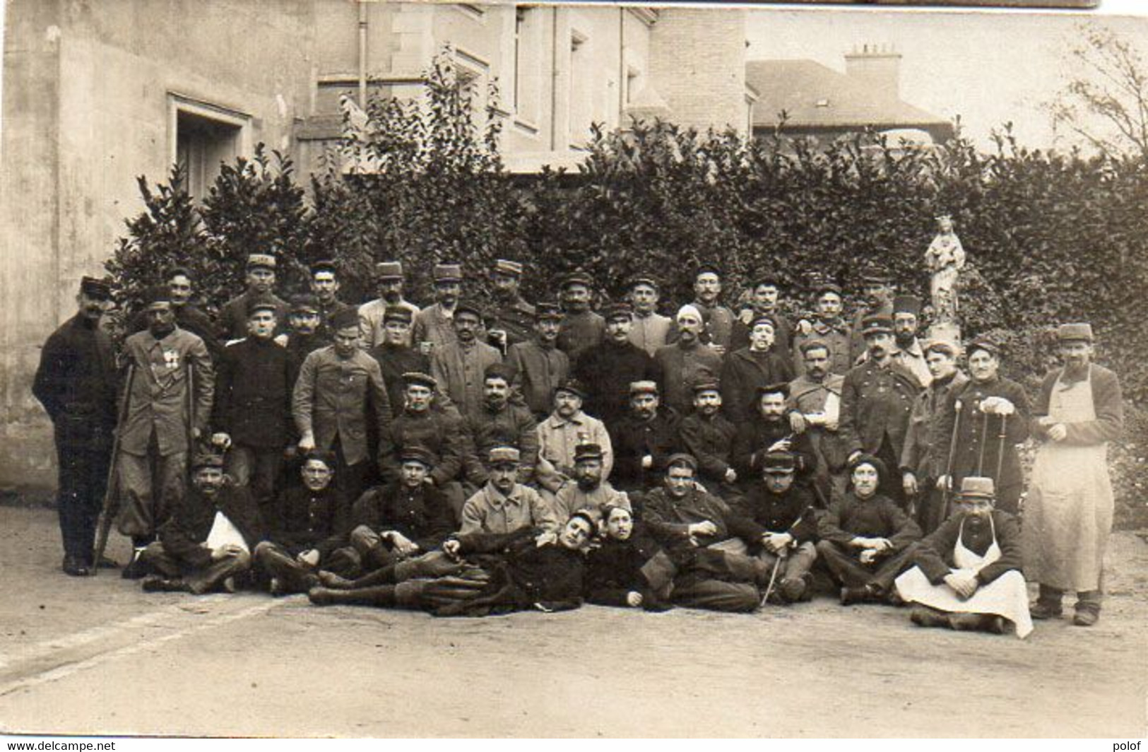 Groupe De Soldats - Lot De 4 Cartes - Fort De Gondreville, Chateauroux, Le Mans, Saint Etienne (124813) - Personnages