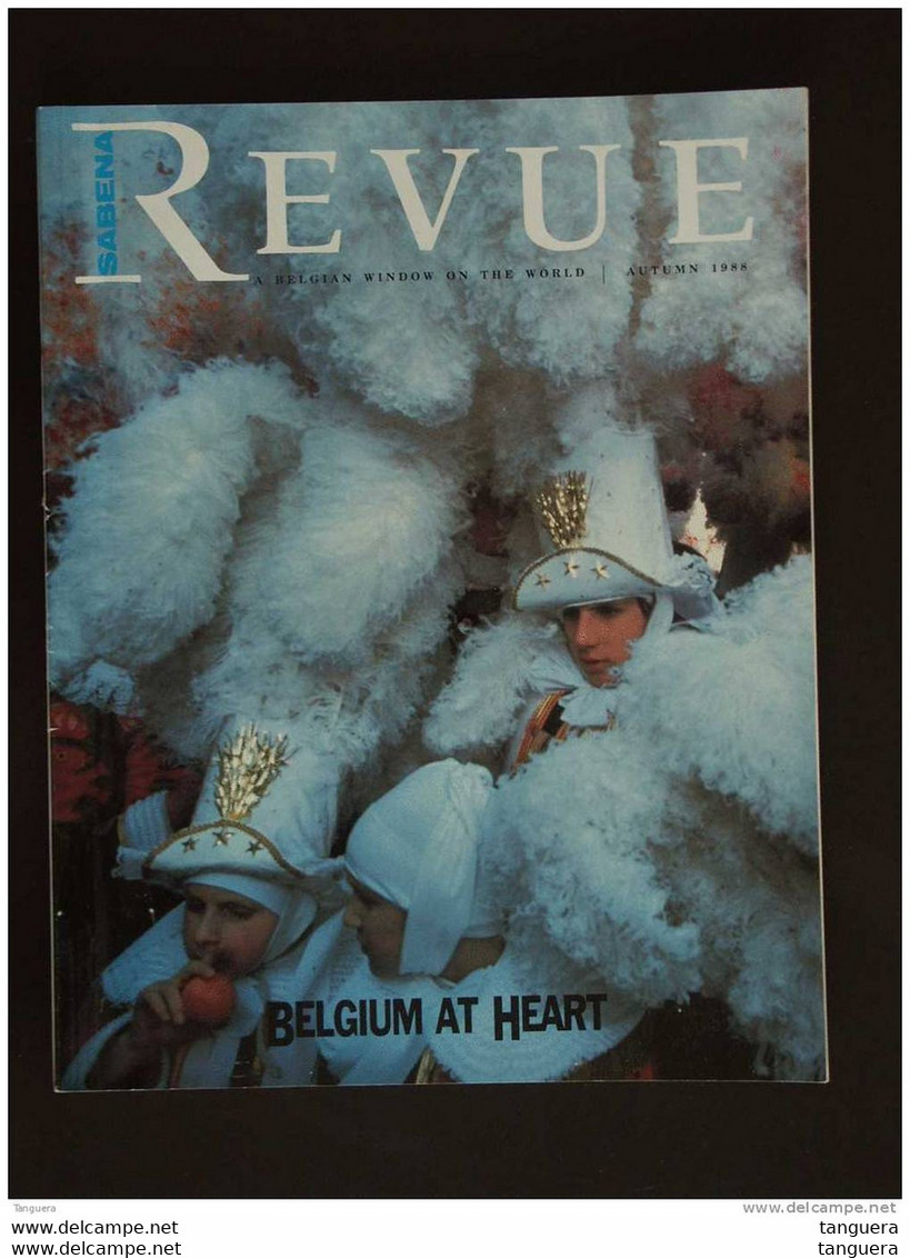 SABENA REVUE Autumn 1988 - 98 Pagina's Oa Carnaval Binche - Luftfahrt