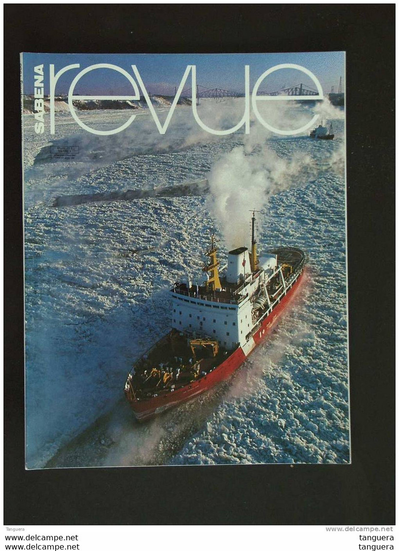 SABENA REVUE Spring 1988 - 66 Pagina's - Oa St Lawrence Stroom En Chicago - Aviazione