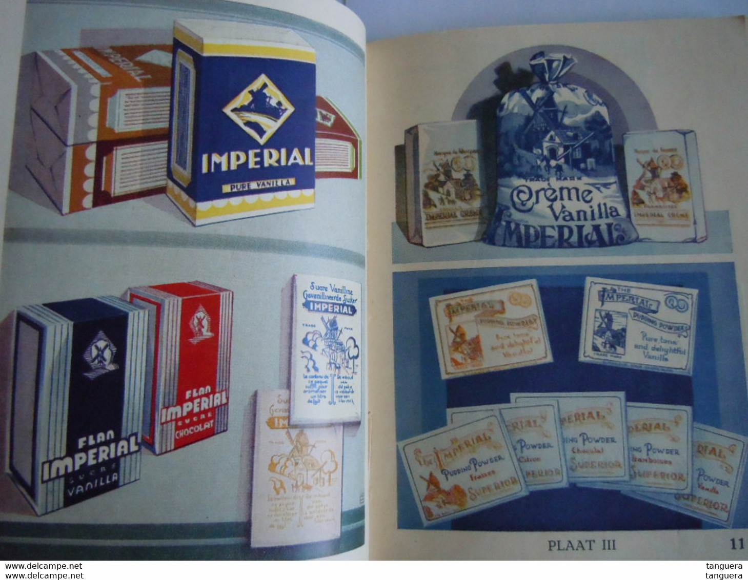 Kookboekje  Handboek Recepten De Nagerechten Vervaardigd Met IMPERIAL Produkten Antwerpen Form. 12,5 X 16,5 Cm - Praktisch