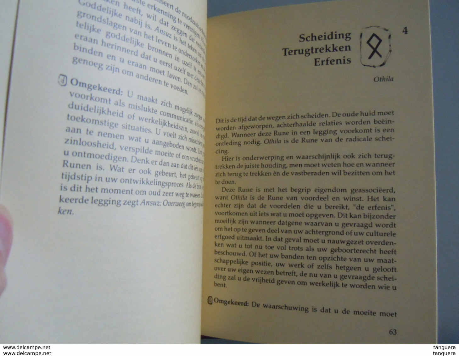 Orakel Der Runen Handboek Voor Gebruik En Interpretatie Van Een Oud Orakel; De Runnen Door Ralph Blum ZONDER De Stenen - Praktisch