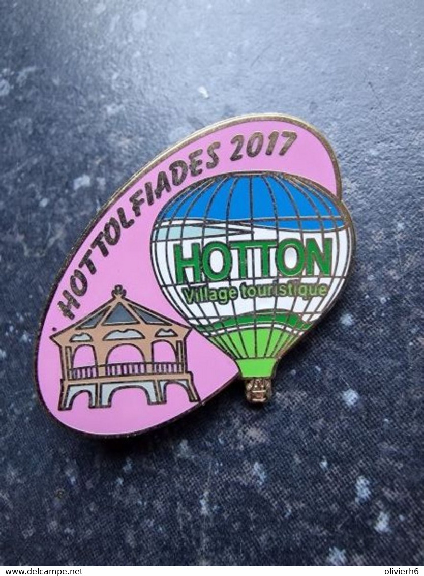 PINS (V2217) THEME MONTGOLFIERES (2 Vues) HOTTOLFIADES 2017 - Hotton - Fesselballons