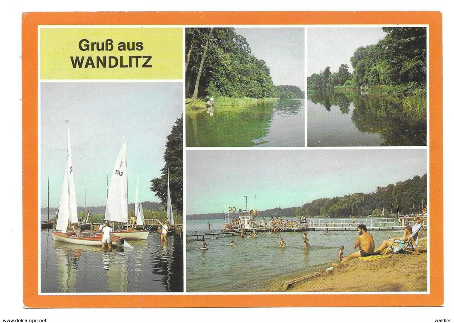 1292 WANDLITZ  (Kr. BERNAU)  1988 - Wandlitz