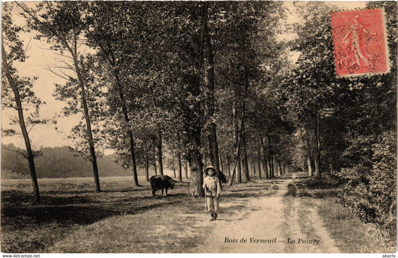 CPA Bois De VERNEUIL - La Pature (353447) - Verneuil Sur Seine