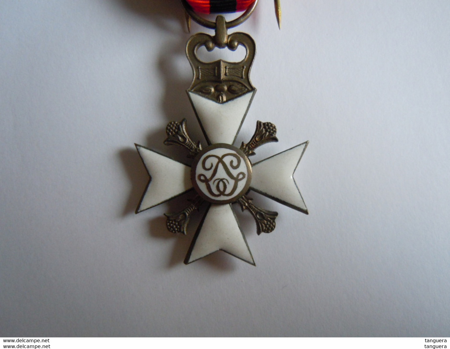 Medaille Burgerlijke Ereteken Kruis 2 De Klasse Décoration Civique Croix 2 Ième Classe - Professionali / Di Società