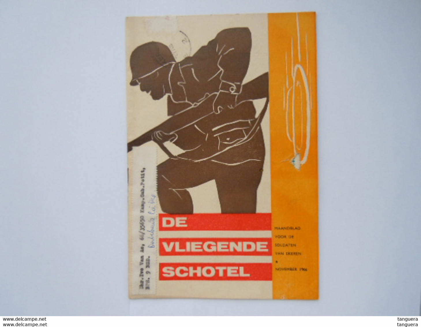 De Vliegende Schotel Maandblad Voor De Soldaten Van Ekeren November 1966 - Olandesi